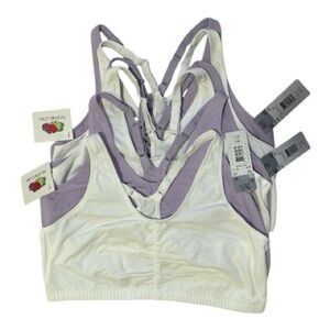 Bundle of 6 Fruit of the Loom Shirred Bras